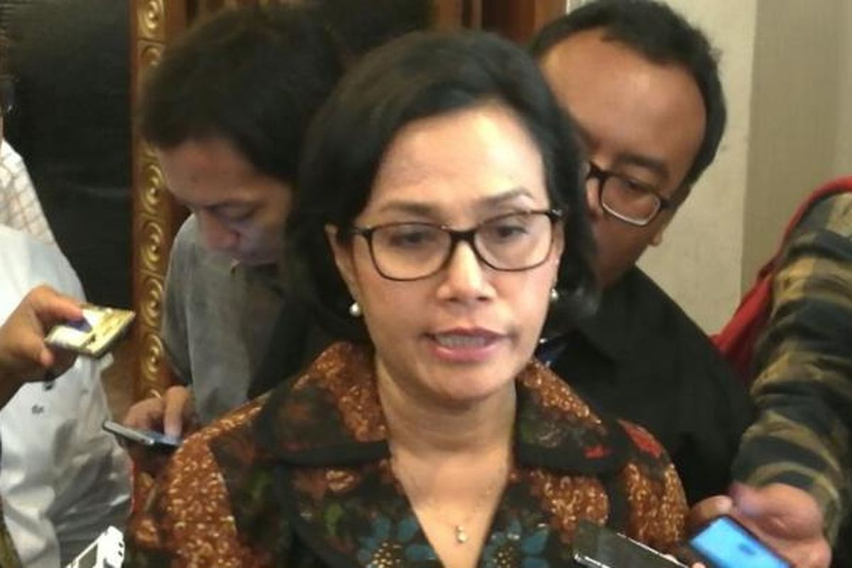 Menteri Keuangan Sri Mulyani di Balai Kartini, Jakarta, Senin (19/12/2016)