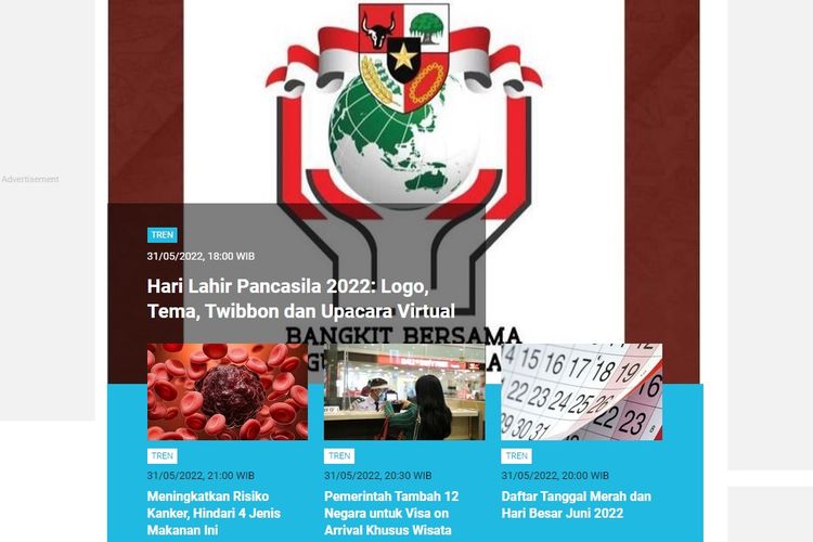 [POPULER TREN] Link Twibbon Hari Lahir Pancasila | Daftar Tanggal Merah ...