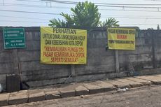 Sampah Sering Menggunung di TPS Pasar Kemiri Muka, Para Pedagang Protes