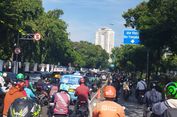 Ada Demo di Patung Kuda, Jalan Ir H Juanda Macet Imbas Penutupan Jalan