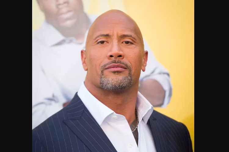 Model rambut pria full shave Dwayne Johnson