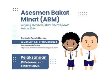 Kemendikbud Gelar Asesmen Bakat Minat 2024 bagi Siswa SMP, Segera ...