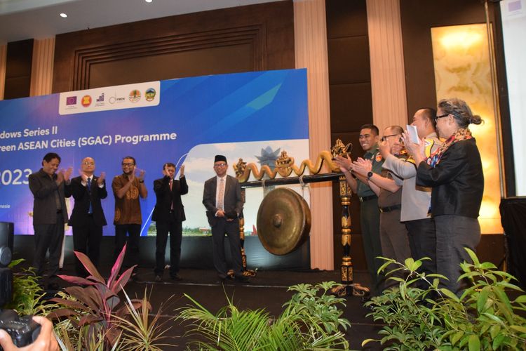 Pembukaan Smart Green Asean Cities (SGAC) Programme's 2nd City Windows Series di Banyumas, Jawa Tengah, Selasa (12/9/2023).