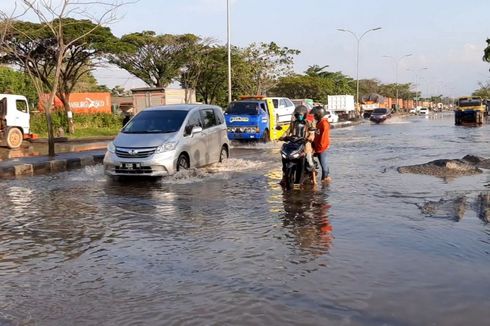 Pantai Mutiara Banjir, Ketahui Batas Aman Motor Melintas Genangan