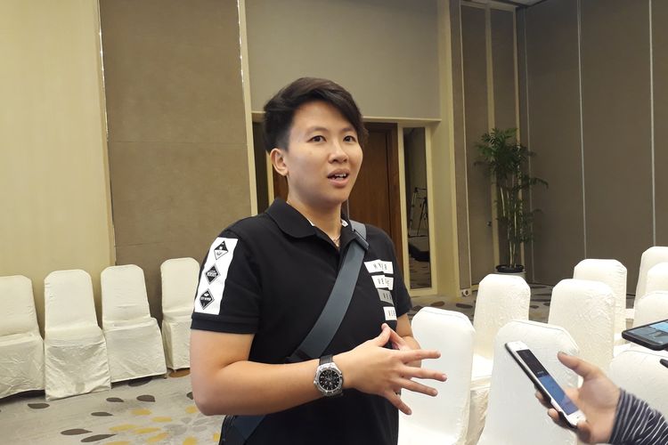 Liliyana Natsir saat diwawancarai usai konferensi pers Daihatsu Indonesia Masters 2020 di Hotel Pullman, Kamis (21/11/2019). 