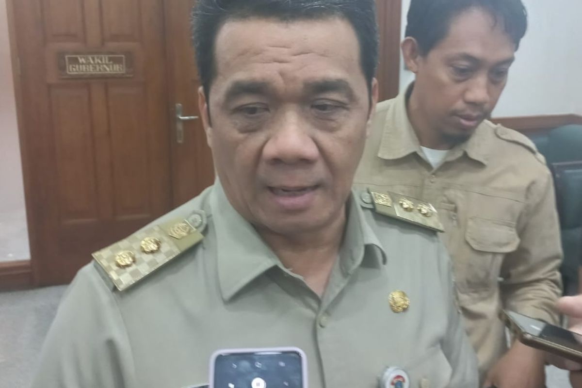 Wakil Gubernur DKI Jakarta Ahmad Riza Patria saat ditemui di Balai Kota DKI Jakarta, Selasa (9/8/2022).