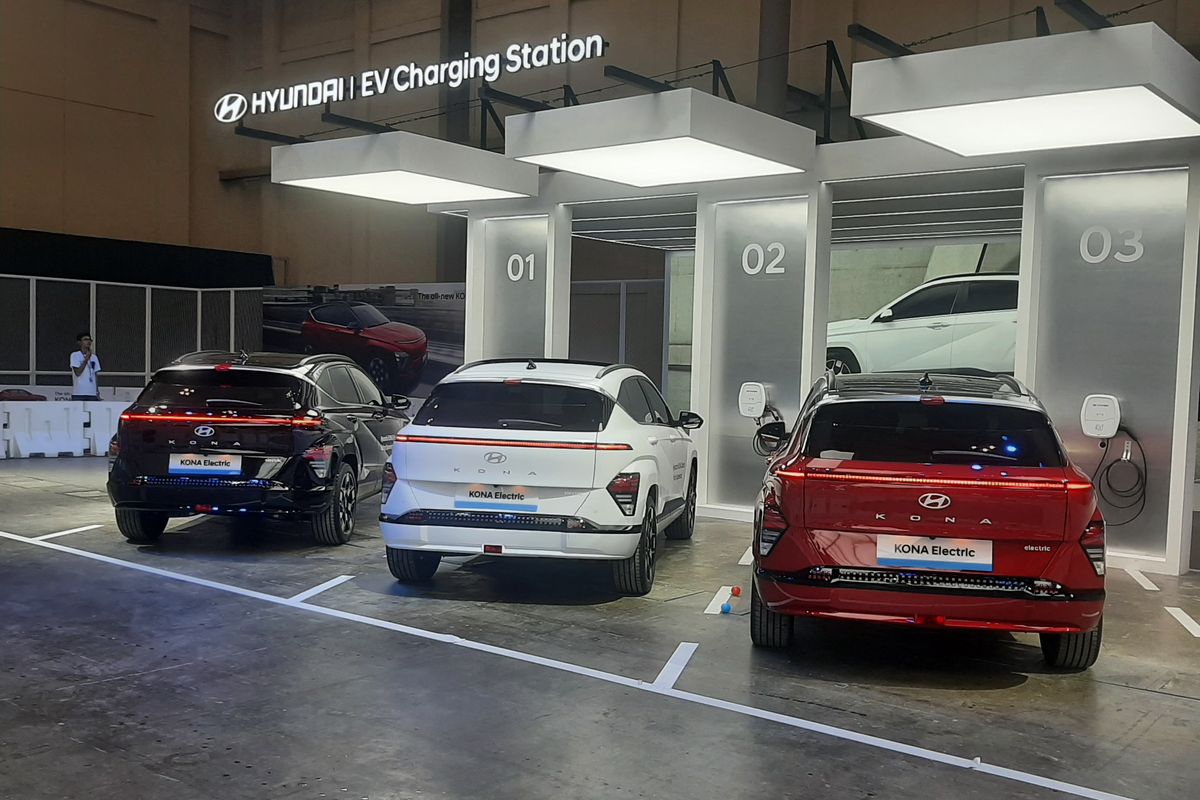 Ilustrasi Charging Station Hyundai Indonesia