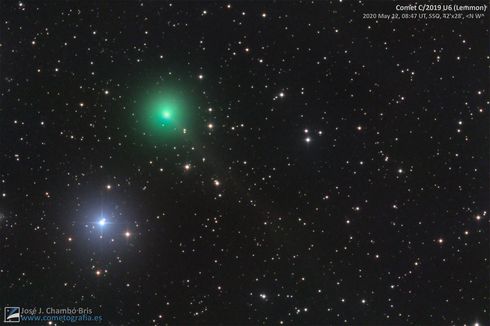 Petang Ini, Komet Lemmon Tampak Besar di Langit Barat Indonesia