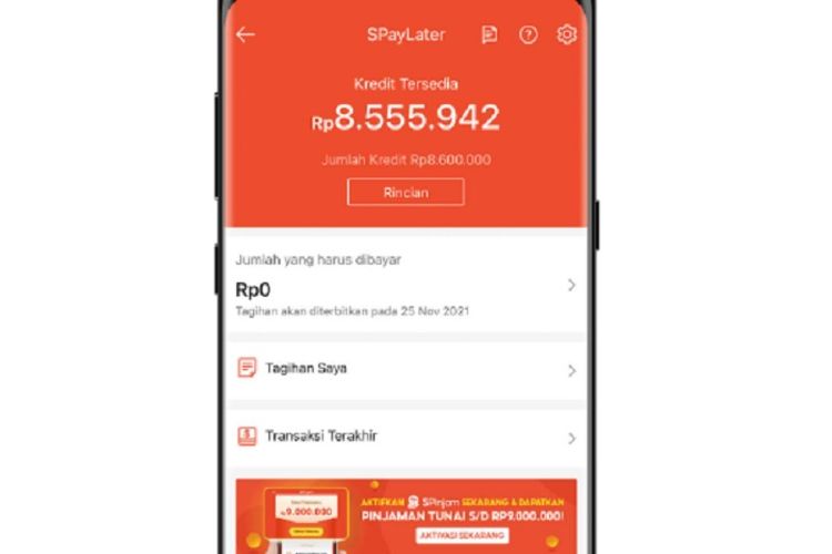 cara mengaktifkan shopee paylater tanpa isi saldo