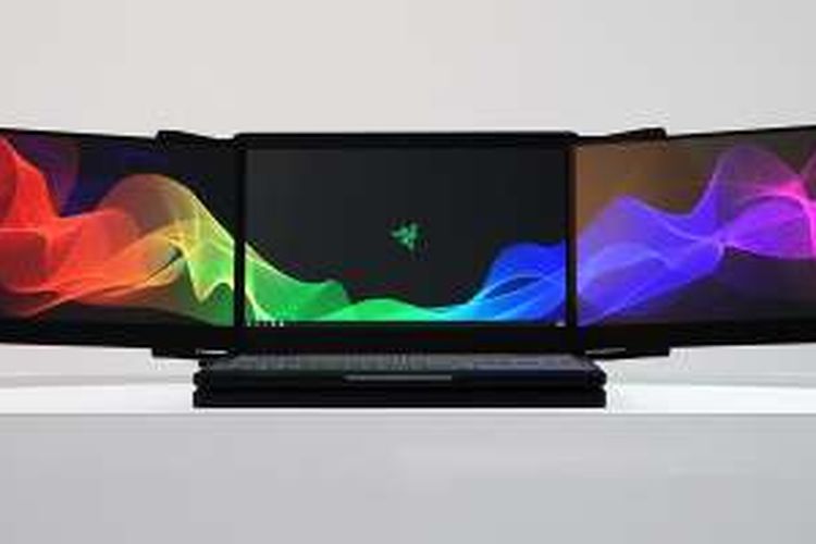 Razer Project Valerie punya tiga layar sekaligus