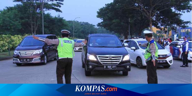  Ganjil  Genap  di Tol  Tangerang  Jakarta  Ditargetkan Turunkan 