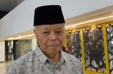 Prabowo Hadiri Open House Natal Kapolri di Jakarta Selatan