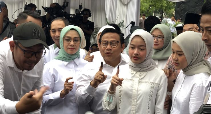 Cak Imin Mengaku Lega Usai Mencoblos, Optimistis Menang