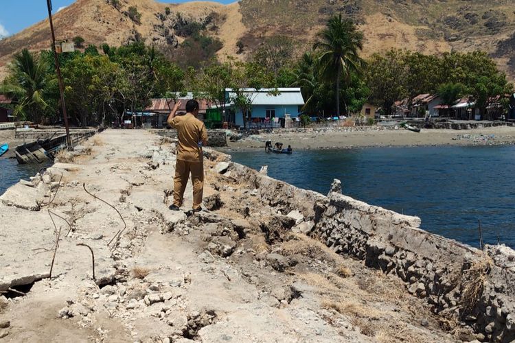 Pelabuhan Tambatan Ndete Sikka Rusak Berat Akibat Gempa, Aktivitas Nelayan Terganggu