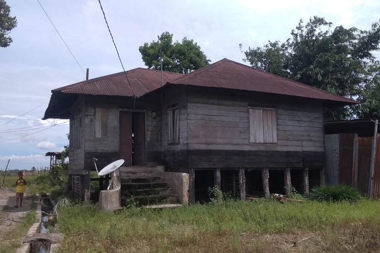 Foto: Rumah Komponis Cornel Simanjuntak di Kampung Tambunan, Kelurahan Tong Marimbun, Kecamatan Siantar Martoba, Kota Pematangsiantar, Rabu (10/11/2021).