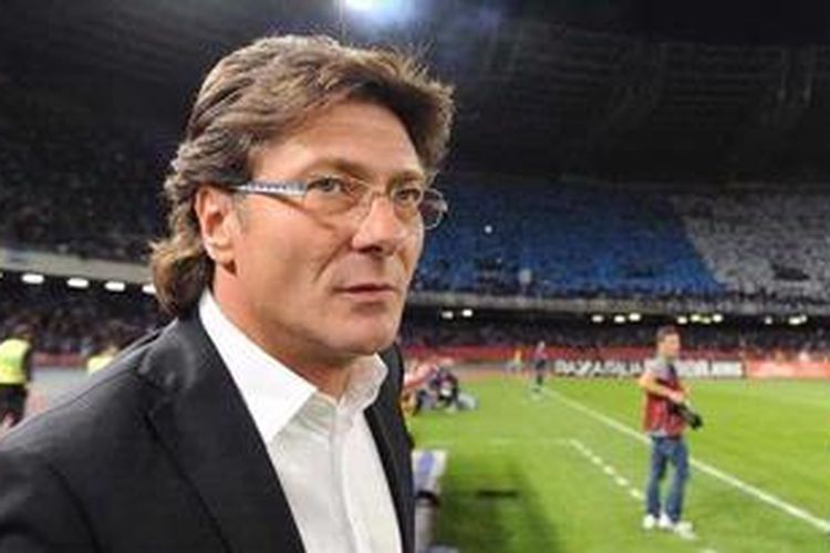 Pelatih Inter Milan, Walter Mazzarri.