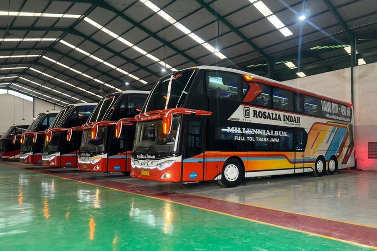 
Bus AKAP baru PO Rosalia Indah