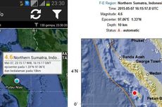 Gempa Berkekuatan 4,6 SR Guncang Nias Utara