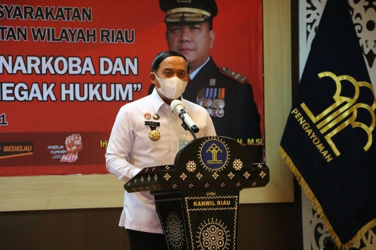 Kepala Kanwil Kemenkumham Riau, Ibnu Chuldun.