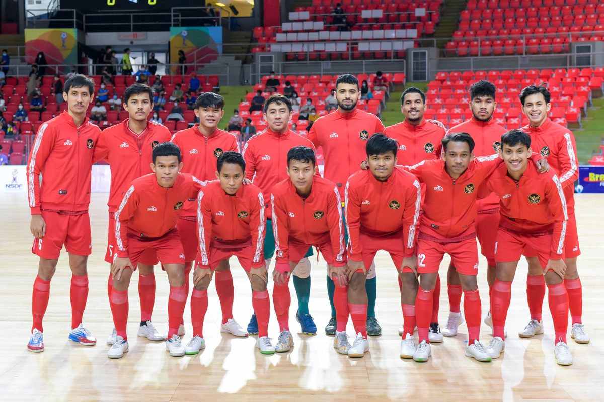 Timnas Futsal Indonesia berjuang dalam ajang Piala AFF Futsal 2022 di Bangkok, Thailand.