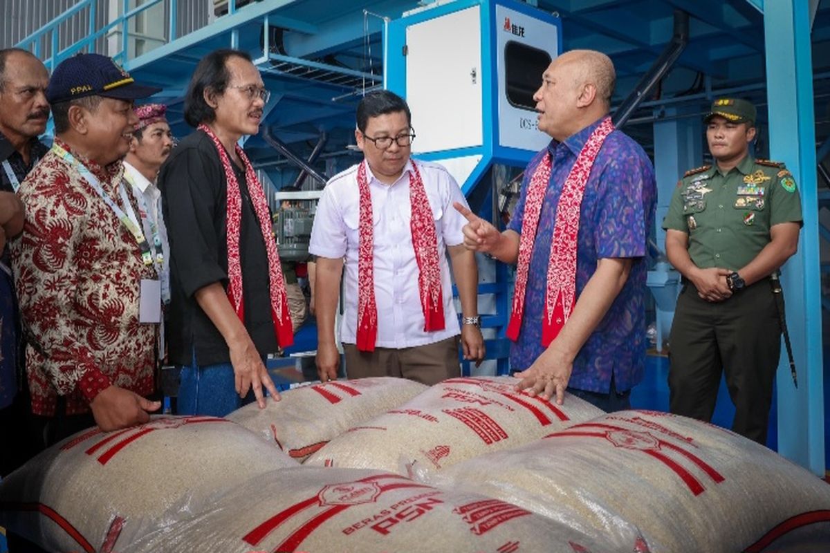 Resmikan Rice Mill Plant, MenKopUKM Dukung Konsolidasi Pengelolaan Hasil Pertanian