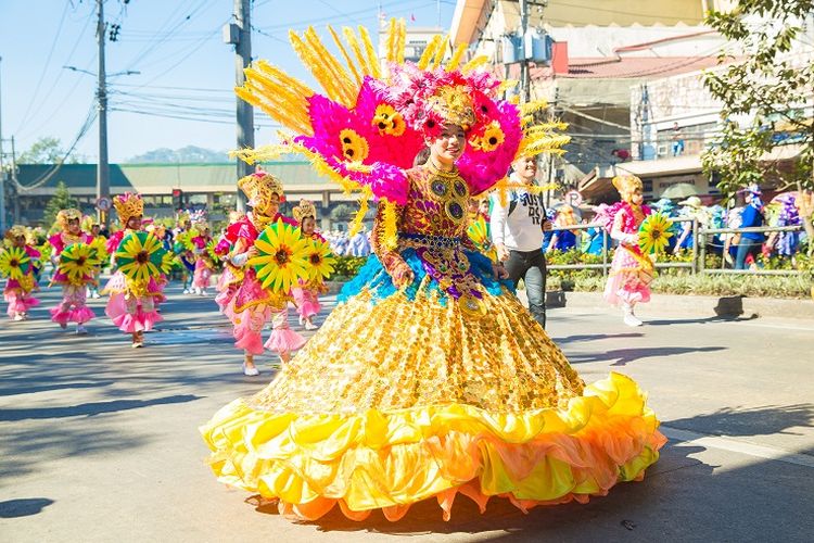 Festival Panagbenga di Kota Baguio, Filipina (SHUTTERSTOCK/Frolova_Elena).