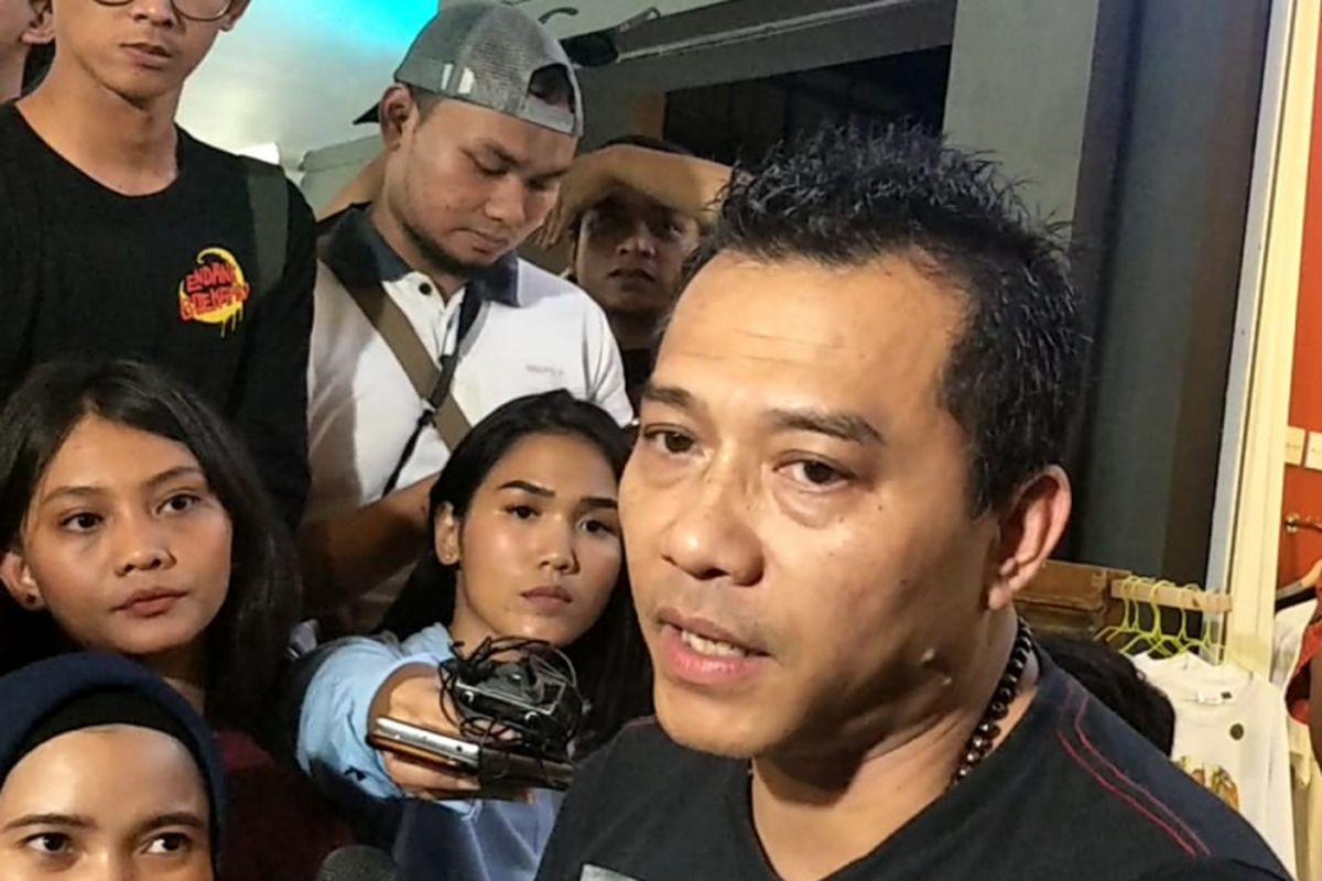 Anang Hermansyah Saat ditemui usai pertemuan dengan pegiat musik untuk membahas Draft RUU Permusikan di Cilandak Town Square, Jakarta Selatan, Senin (4/2/2019).