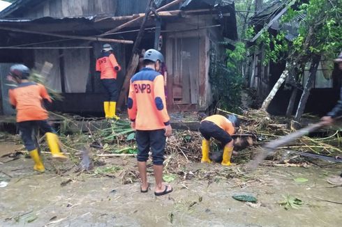 Banjir Bandang Terjang Kabupaten Hulu Sungai Selatan, 1 Rumah Hanyut