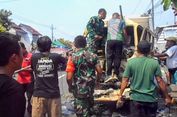 Tabrak Bus Parkir di Madiun, Sopir Truk Tewas Terjepit di Kabin