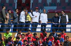 Jokowi Saksikan Seleksi Tim Nasional U-17 di Stadion Si Jalak Harupat