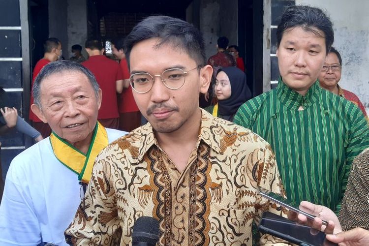 KGPAA Mangkunegara X di Pura Mangkunegaran Solo, Jawa Tengah, Jumat (9/2/2024).