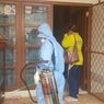 Rumah Pasien Positif Corona 01 Lampung Disemprot Disinfektan