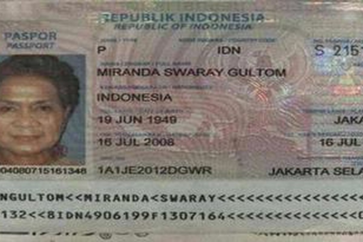 Paspor Miranda Goeltom