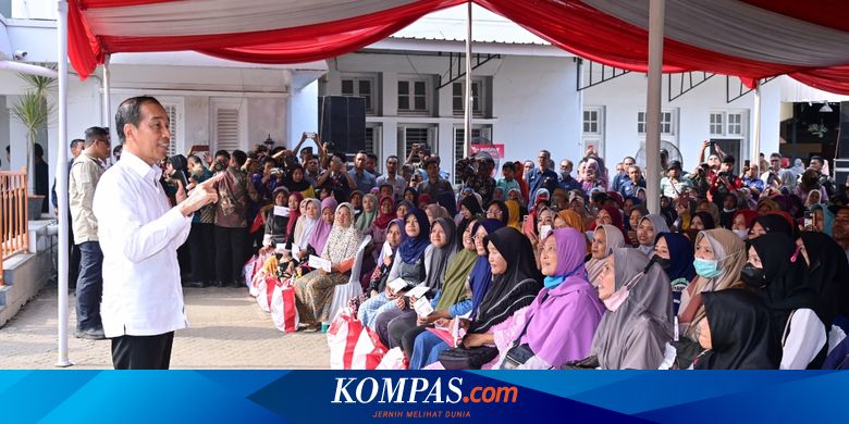 Salurkan BLT El Nino, Jokowi Sebut untuk Menutup Kenaikan Harga Pangan