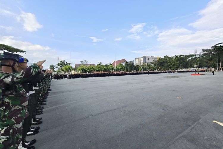 Jelang Aksi 21 April, Kantor Gubernur Kaltim Dipagari Kawat Berduri