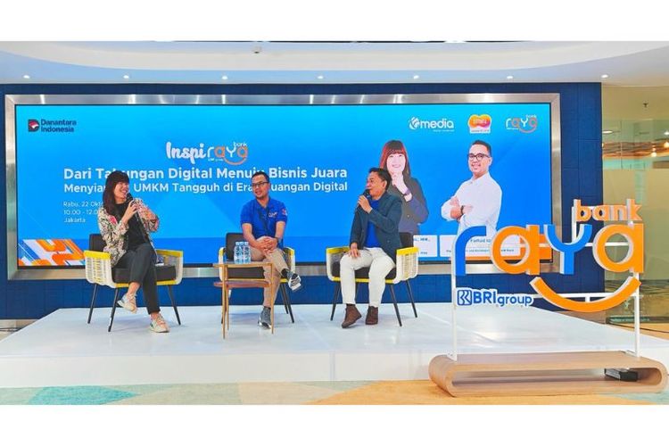 Bank Raya menggelar acara Inspiraya ber tema "Dari Tabungan Digital Menuju Bisnis Juara: Menyiapkan UMKM Tangguh di Era Keuangan Digital" pada Kamis (22/10/2025). Acara ini merupakan hasil kolaborasi dengan Komunitas Pelaku Usaha Kompas Gramedia dan Radio Sonora.