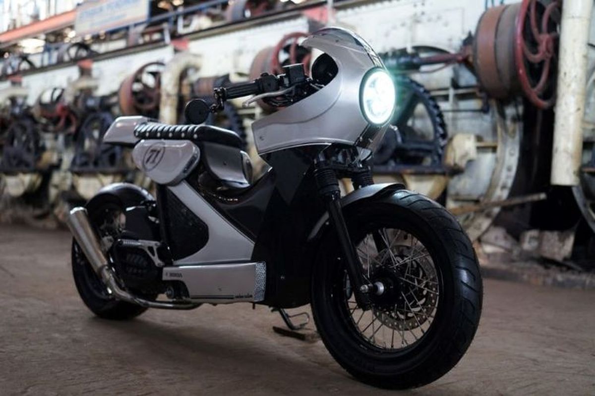 Honda PCX ala Cafe Racer di Honda Dream Ride Project 2019