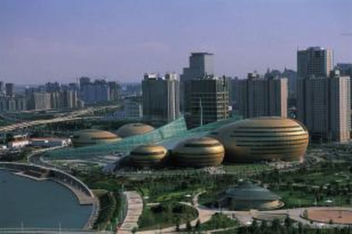 Zhengdong New District, salah satu portofolio yang dikembangkan China Merchant Property Development.