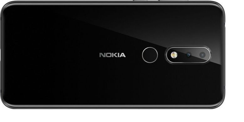 Tampilan belakang Nokia X6