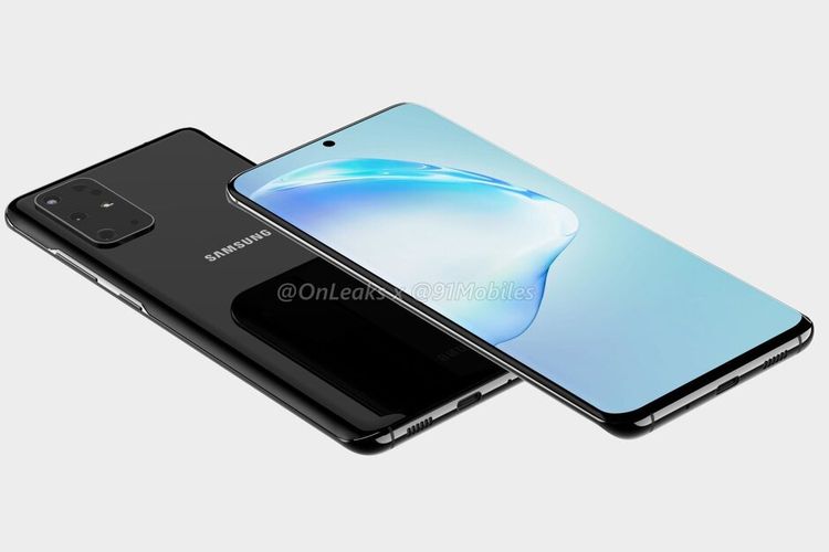 Ilustrasi render Samsung Galaxy S11.