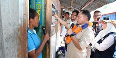 Mendagri Tinjau Pelaksanaan Program BSPS di Kampung Nelayan Tanjung Ria
