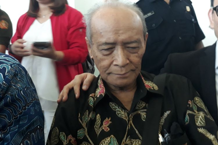 Buya Syafii Maarif saat ditemui di Universitas Kristen Petra, Surabaya, Senin (19/8/2019).