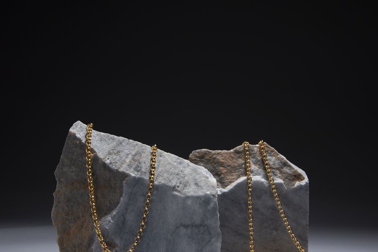 Ilustrasi kalung emas