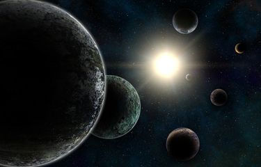 Ilustrasi exoplanet. Ilmuwan menyebut 'planet berlian' mungkin saja ada di antara luasnya galaksi ini.