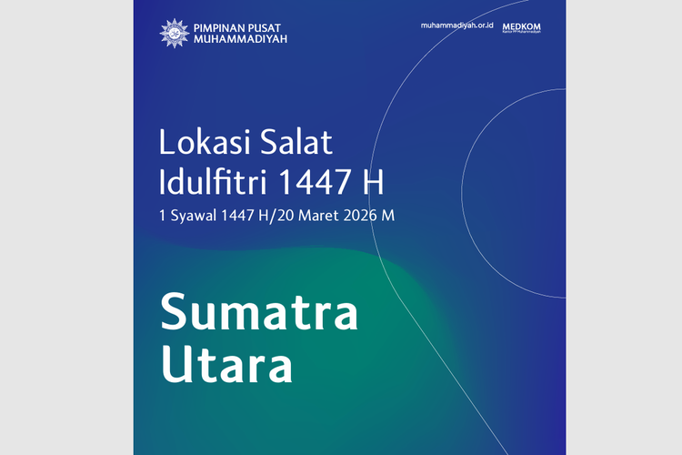 28 Lokasi Shalat Idul Fitri Muhammadiyah di Sumatera Utara 20 Maret 2026