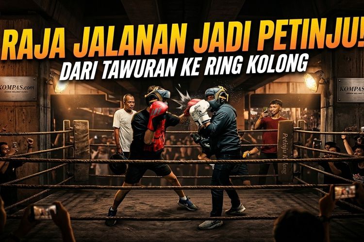 Raja Jalanan Jadi Petinju, dari Tawuran ke Ring Kolong
