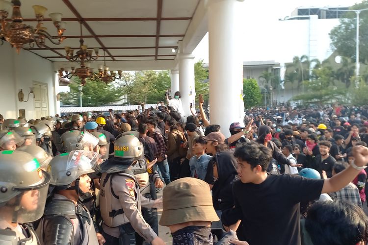 Demo 2 Tahun Prabowo-Gibran di Yogyakarta Ricuh, seperti Apa Kondisinya?