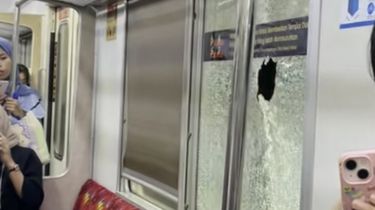 Kaca KRL Pecah Usai Dilempar Batu, Insiden Terjadi di Lintas Duri–Tangerang