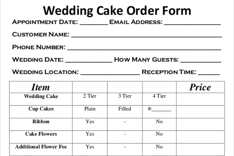 Contoh order form