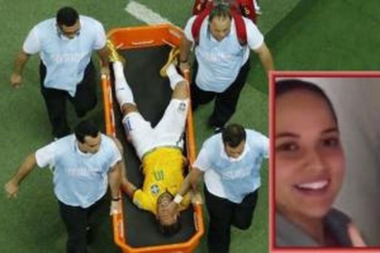 Neymar mengalami cedera tulang belakang (insert Chintia)